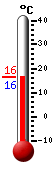 Currently: 16.4�C, Max: 16.4�C, Min: 16.4�C