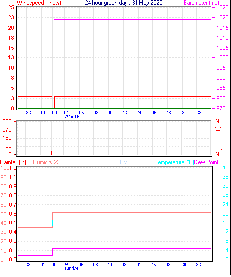 24 Hour Graph for Day 31