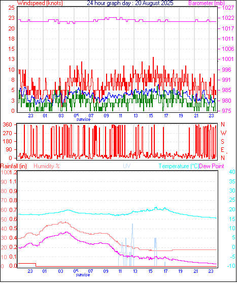 24 Hour Graph for Day 20