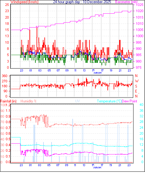 24 Hour Graph for Day 10