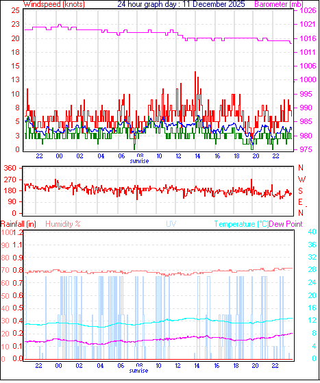 24 Hour Graph for Day 11